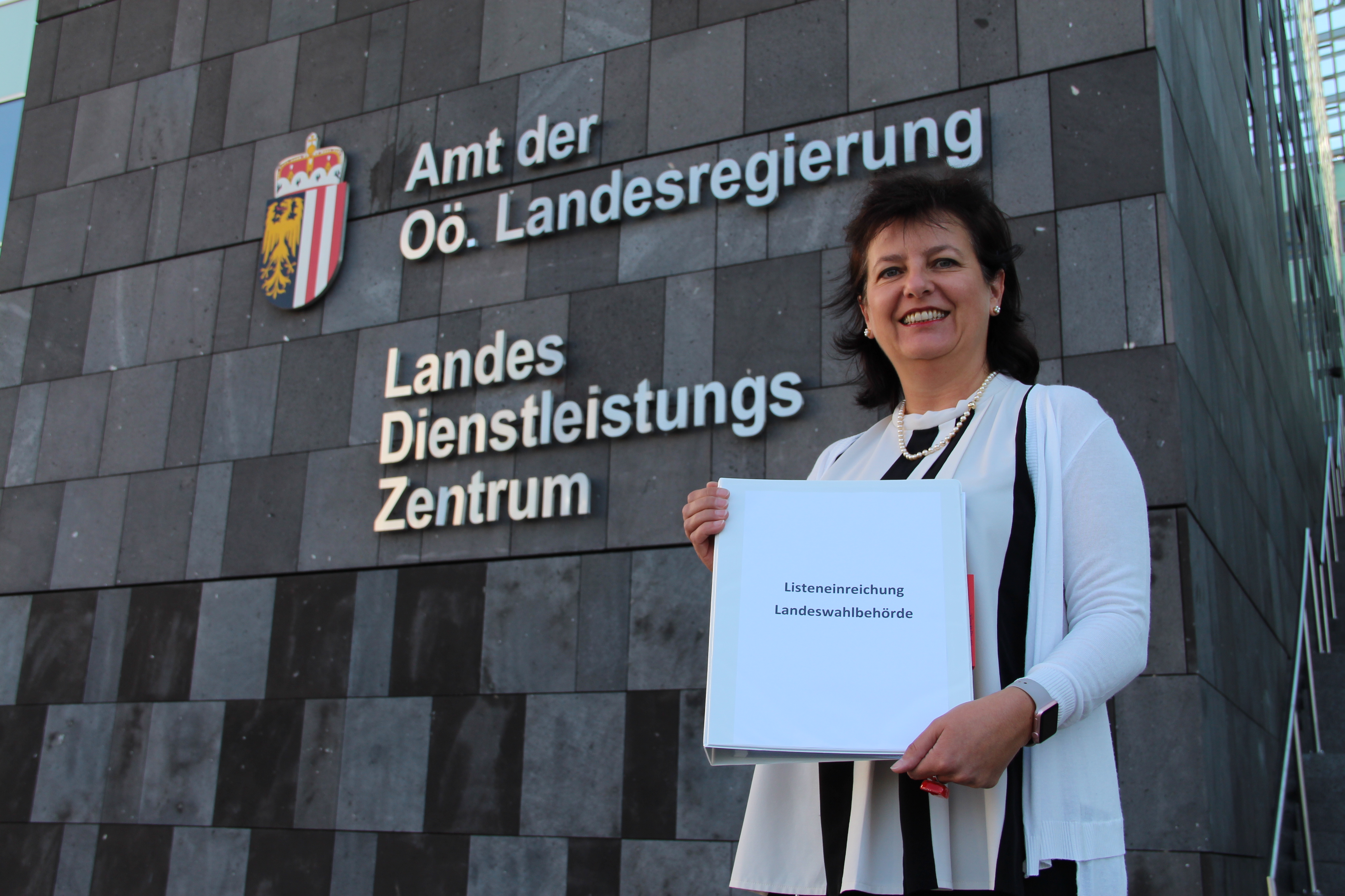 Landes und Wahlkreisliste bei Landeswahlbehörde eingebracht SPÖ