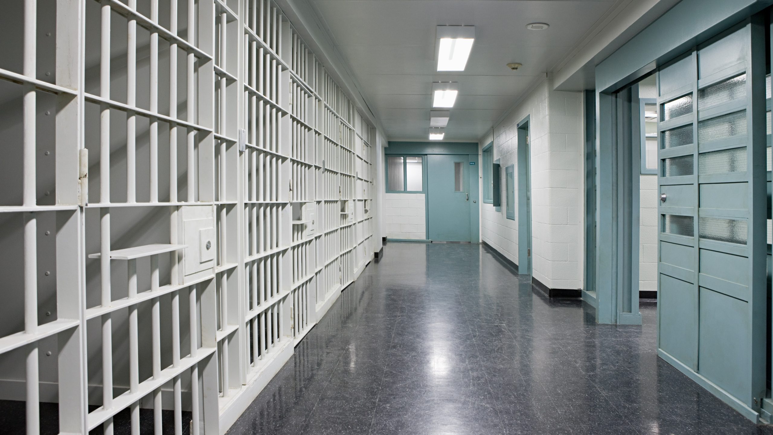 Prison corridor